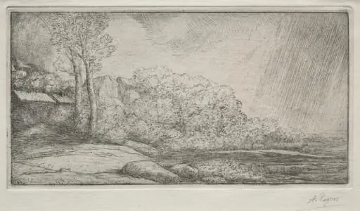 Landscape with Two Trees (Paysage aux deux Arbres)