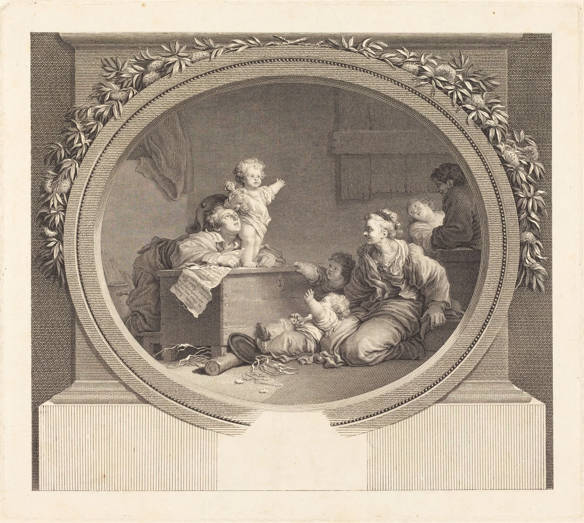 Le Petit prédicateur, by Nicolas Delaunay, ink, 1791