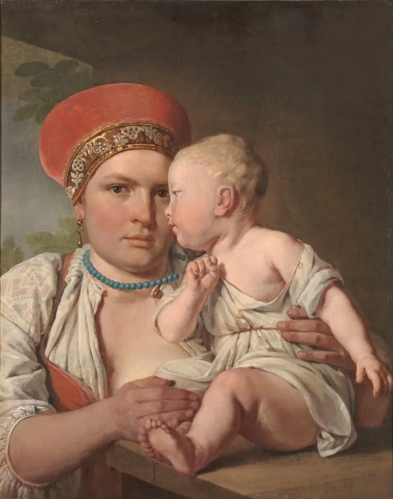 Кормилица с ребёнком