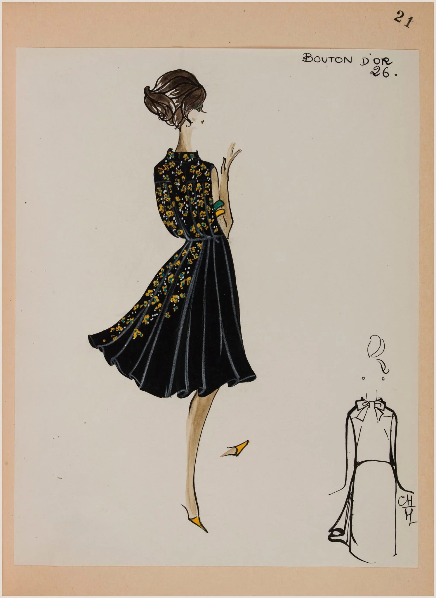 Bouton d'or, by Marie-Louise Carven, 1963
