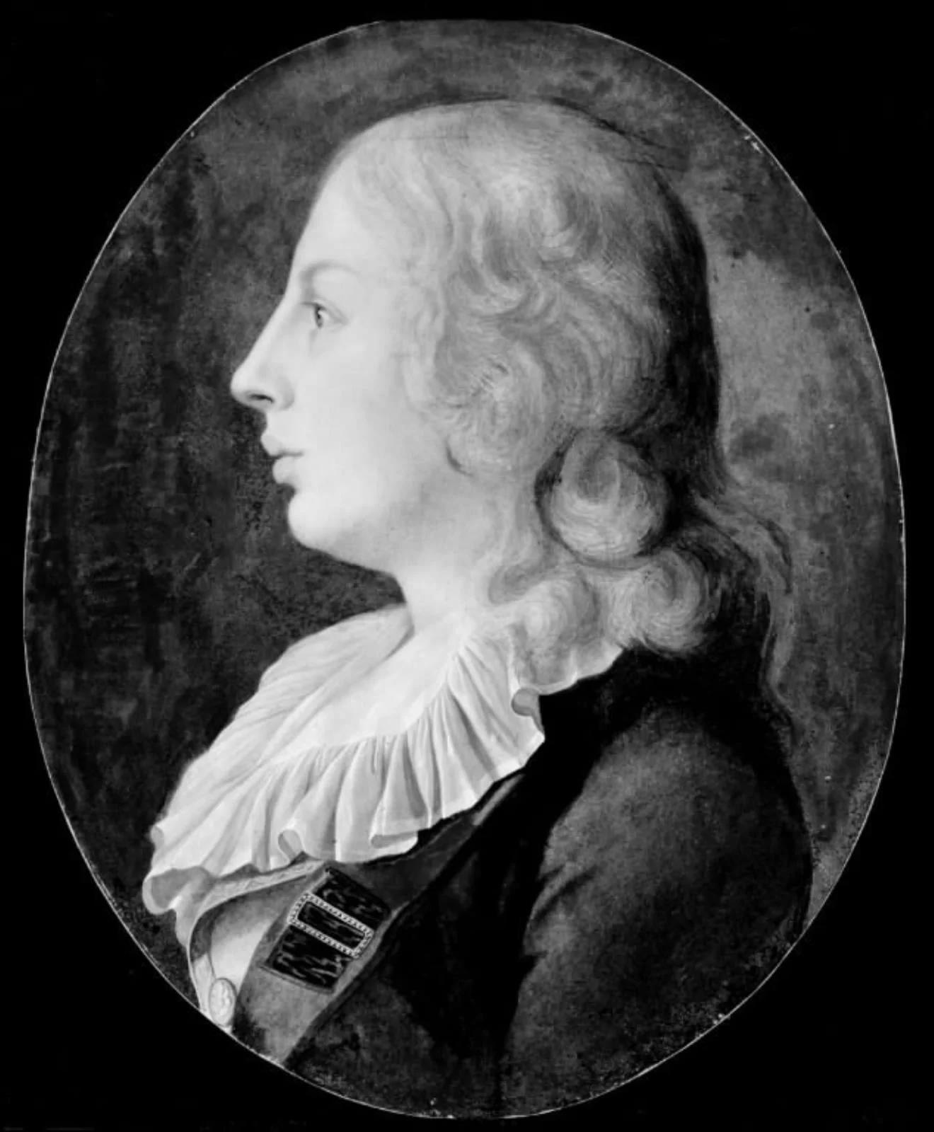 Portrait of a Woman in Profile, by Unknown, unspecified, 1750