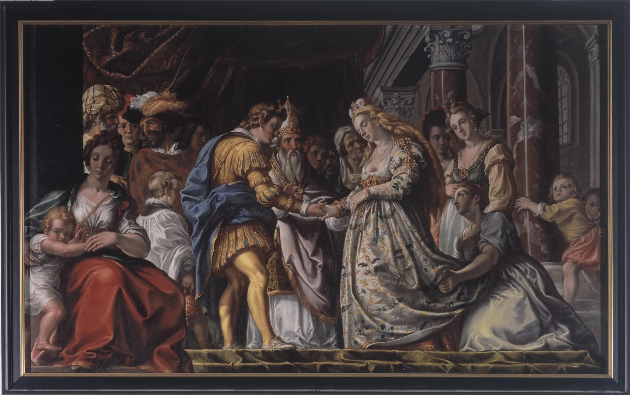 A Betrothal, by Unknown, 1650