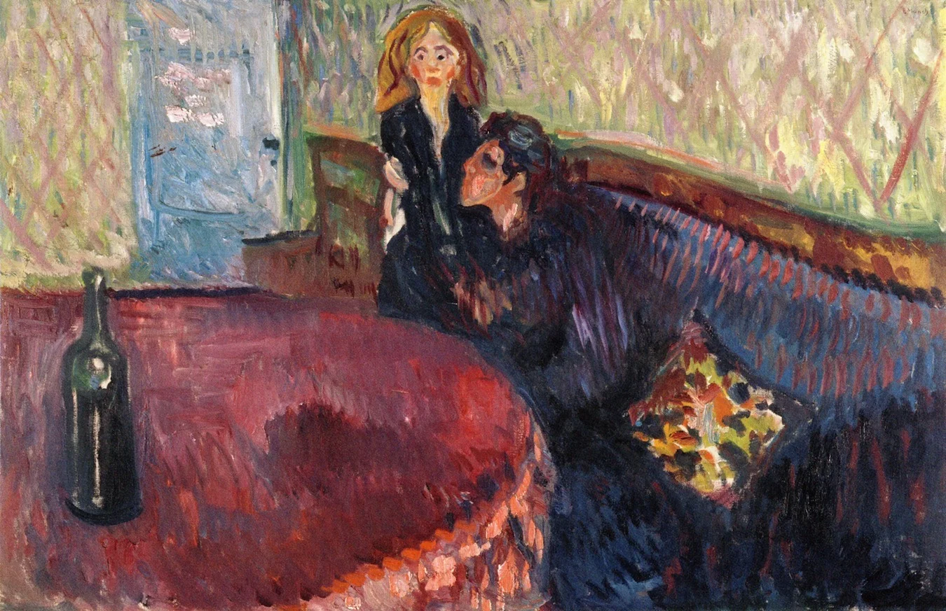 Desire, by Edvard Munch, oil, 1907