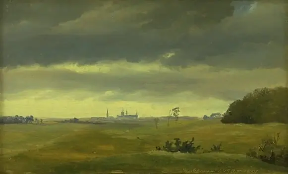 A View of Frederiksborg from Hestehaven