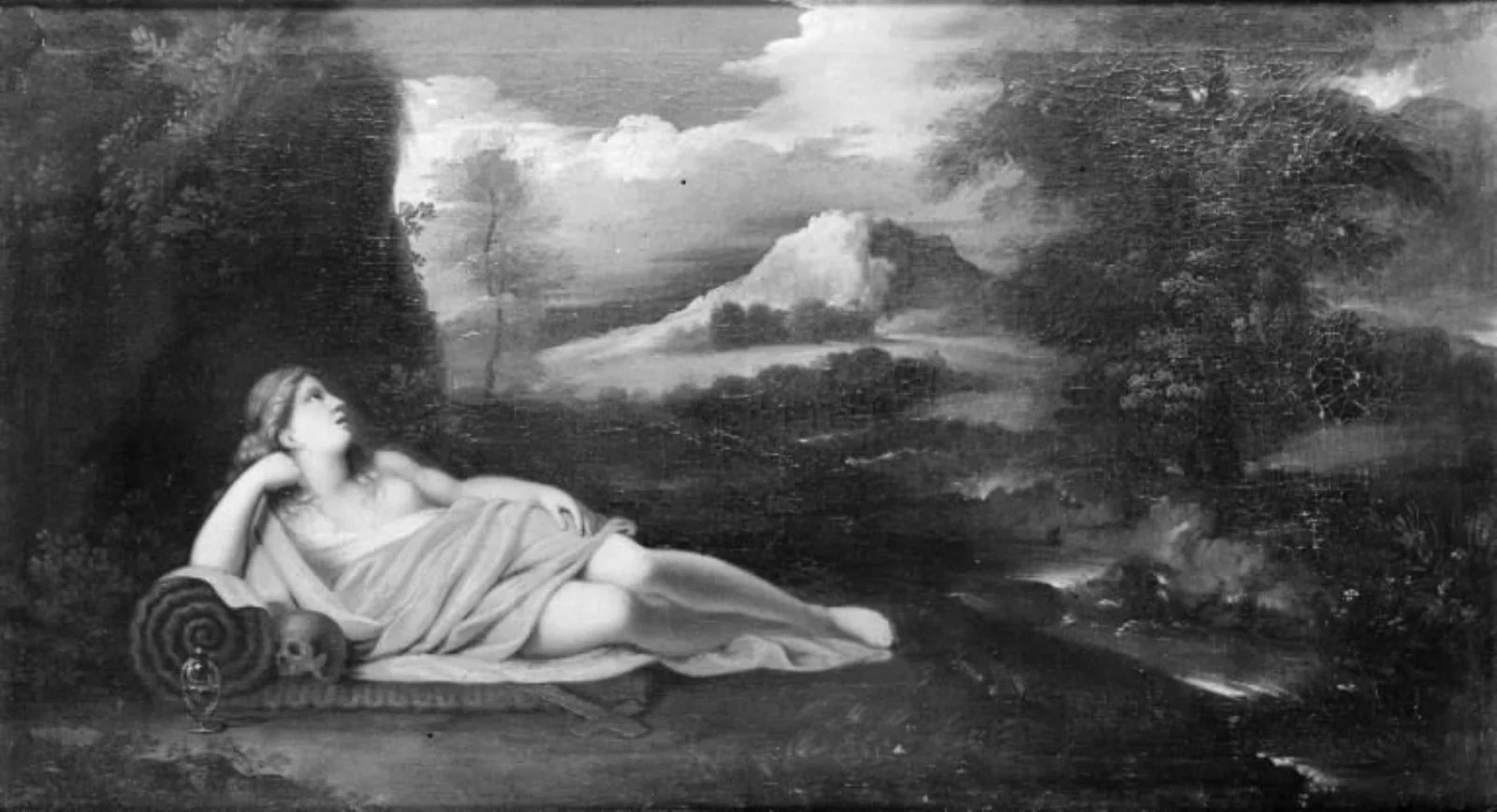 The Penitent Saint Mary Magdalene, by Unknown, 1666