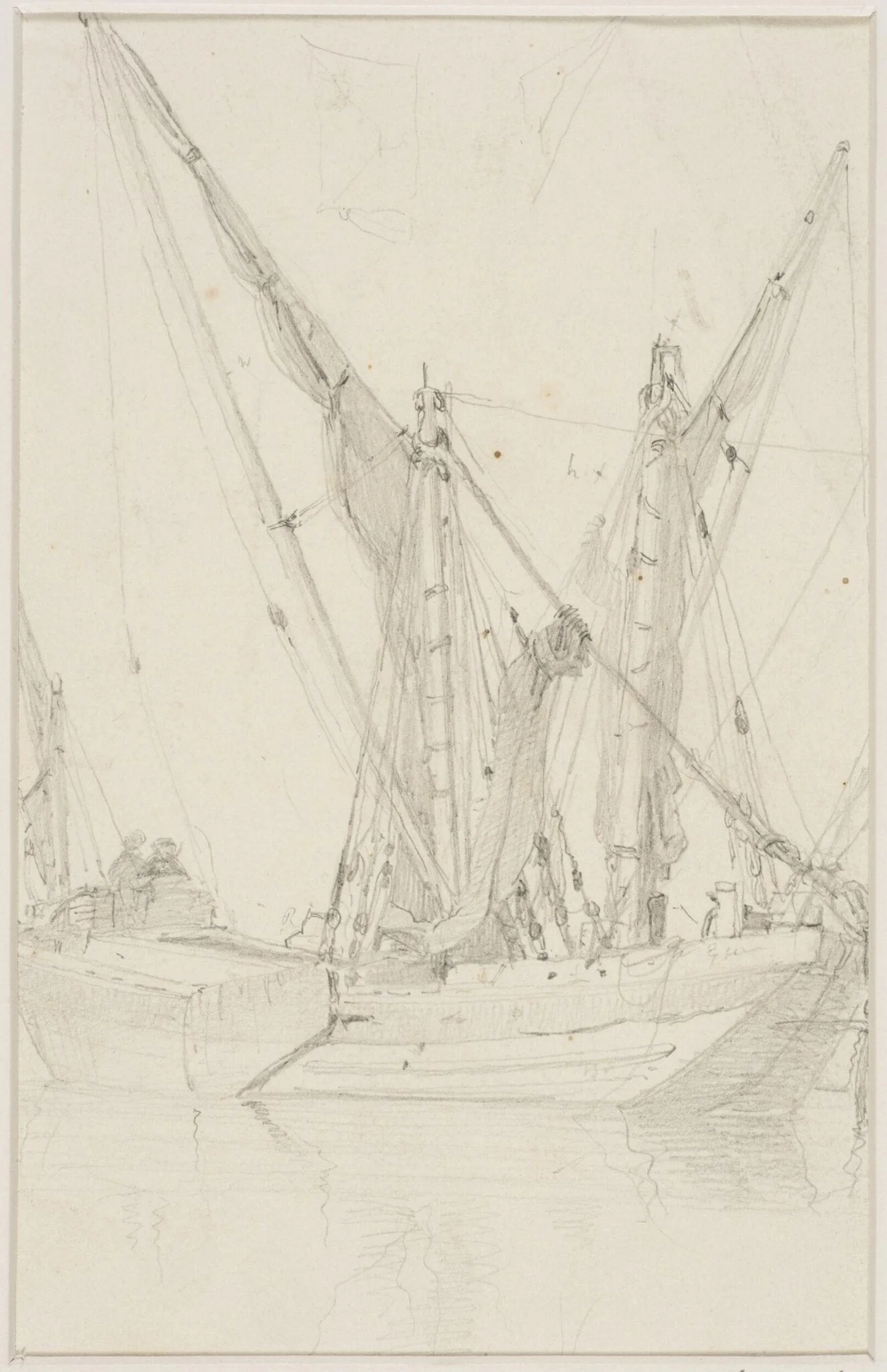 Study of a sailing barge