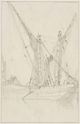 Study of a sailing barge