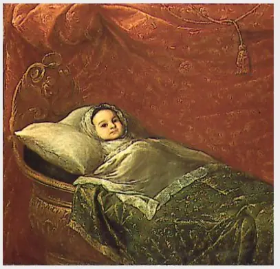 A Noble Spanish Child in its Cradle
