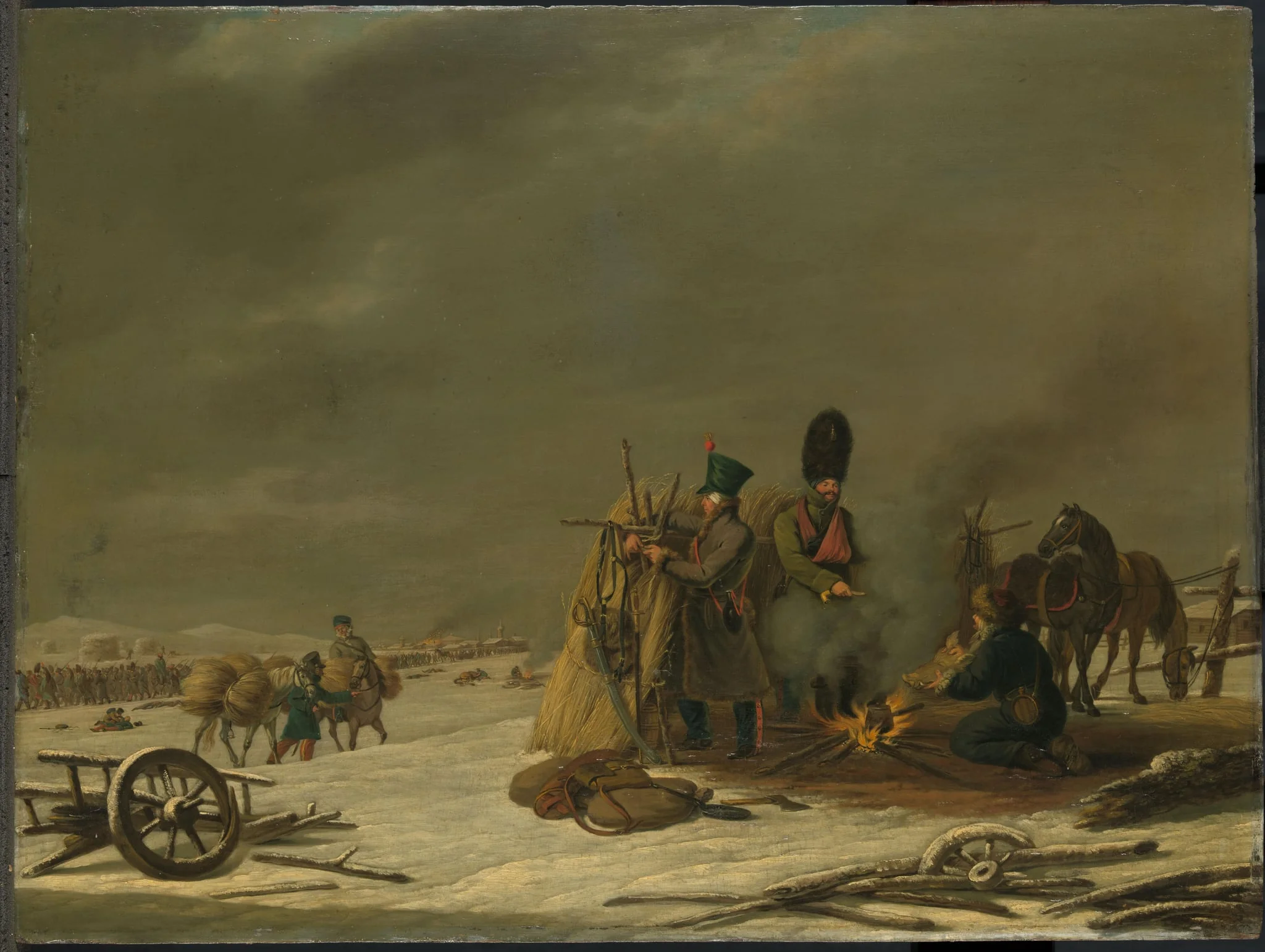 Bivouac at Molodechno, 3-4 December 1812: an episode from Napoleon's Retreat from Russia