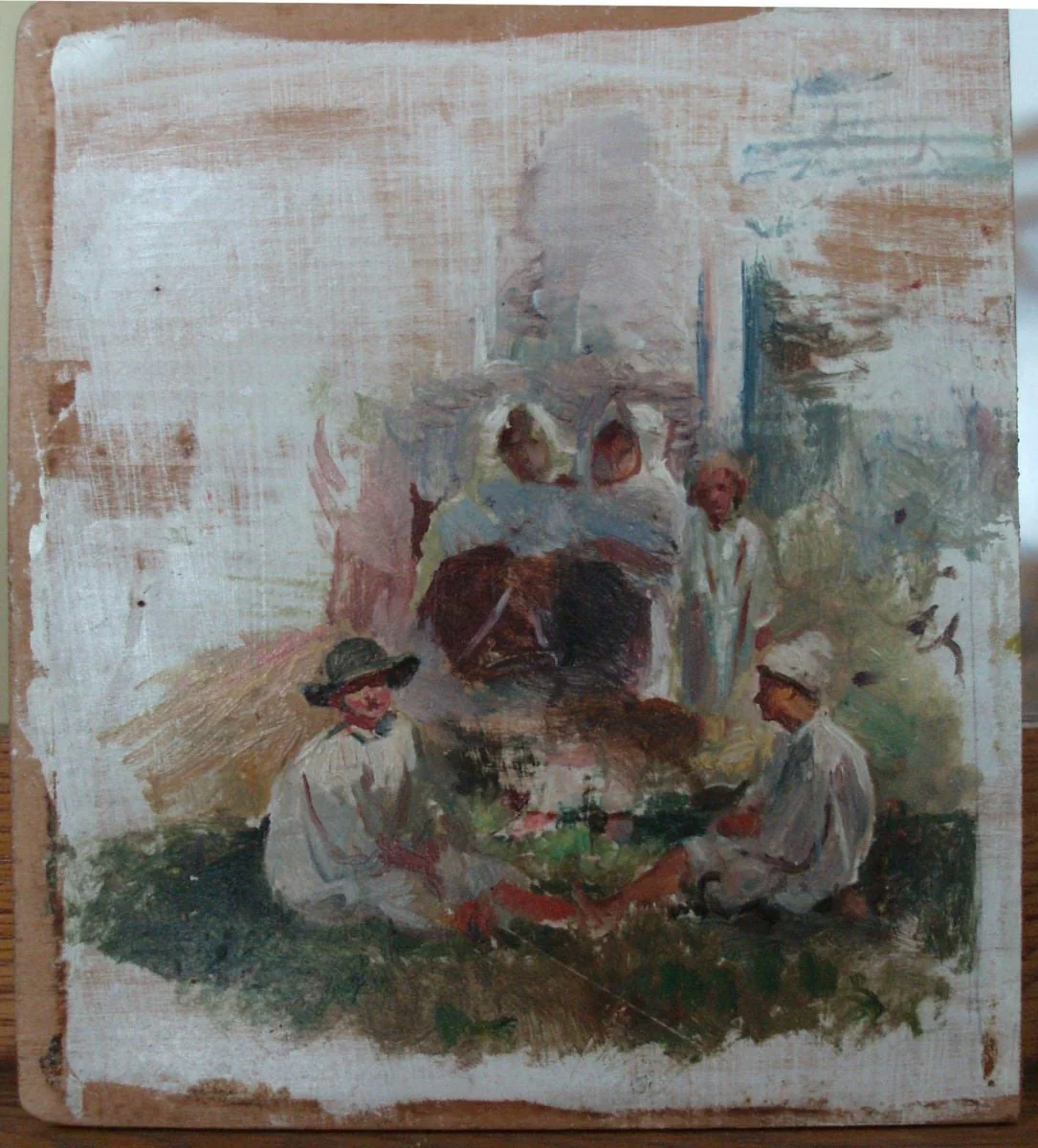 Copii de tărani, by Theodor Aman, unspecified