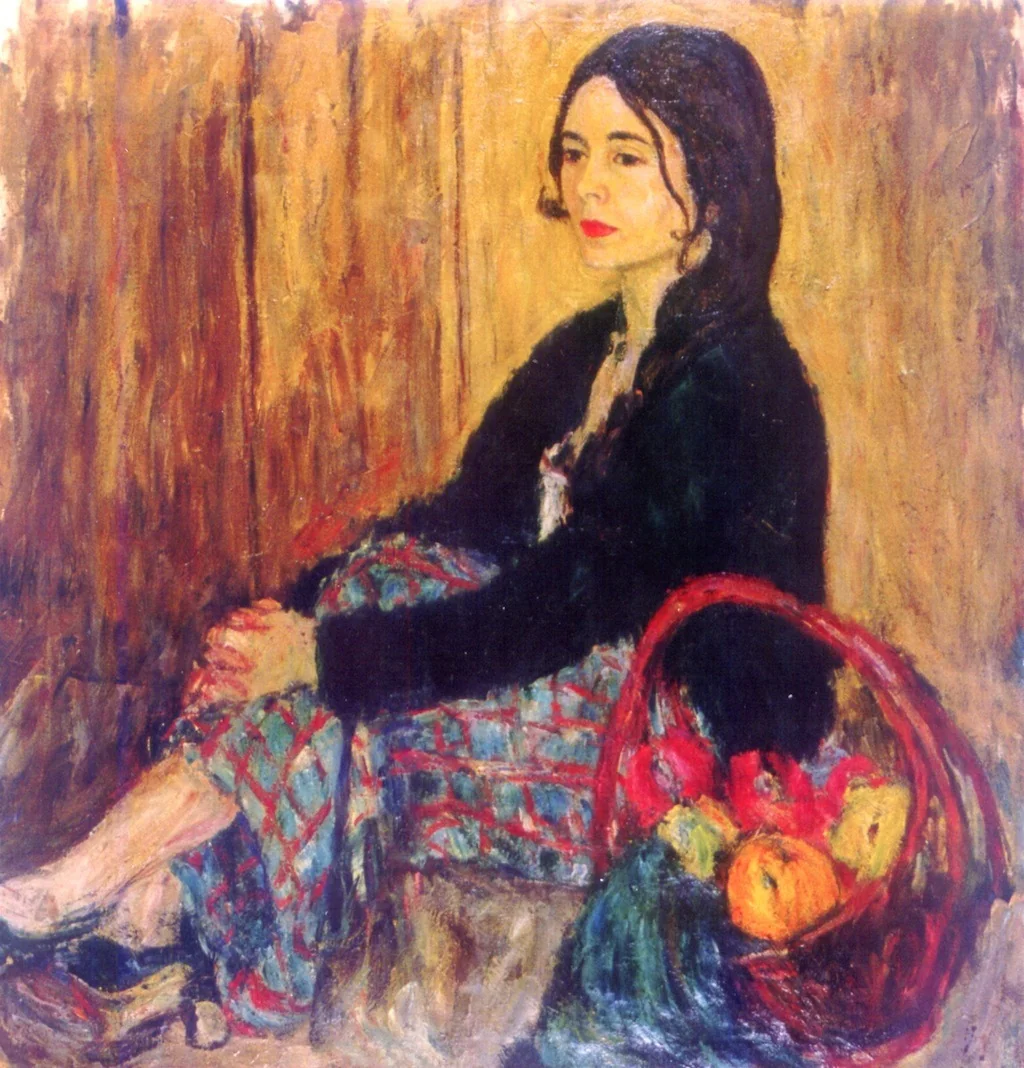 Portrait of Lucy, by Abraham A. Manievich, unspecified, 1934