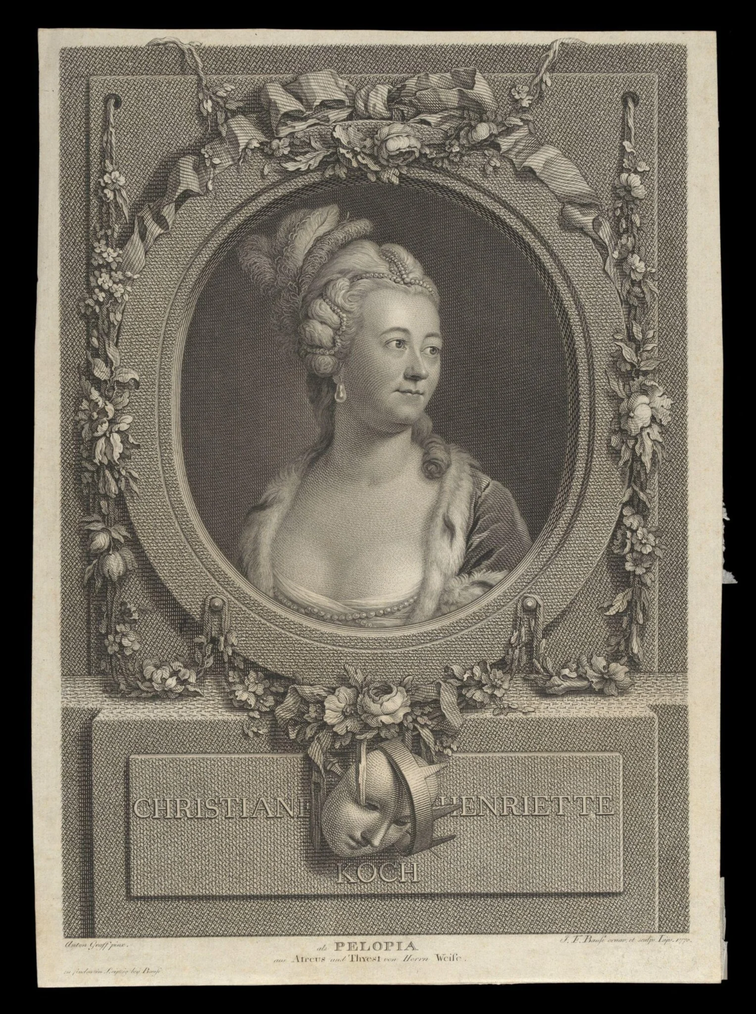 H Beard Print Collection, by Anton Graff, 1770