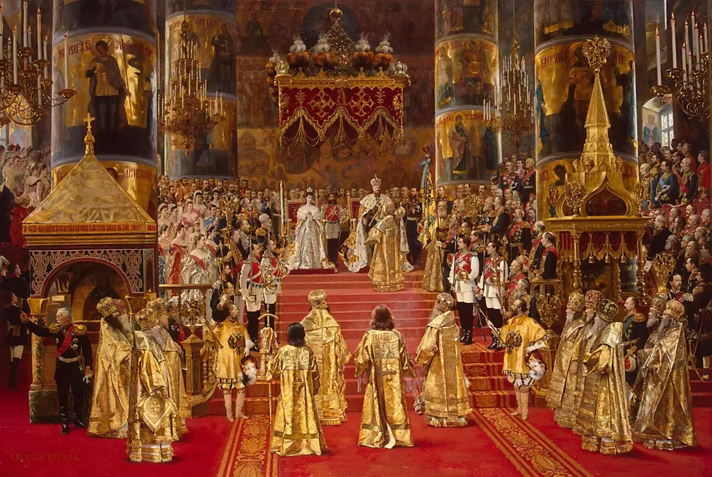 The Coronation of Empreror Alexander III and Empress Maria Feodorovna