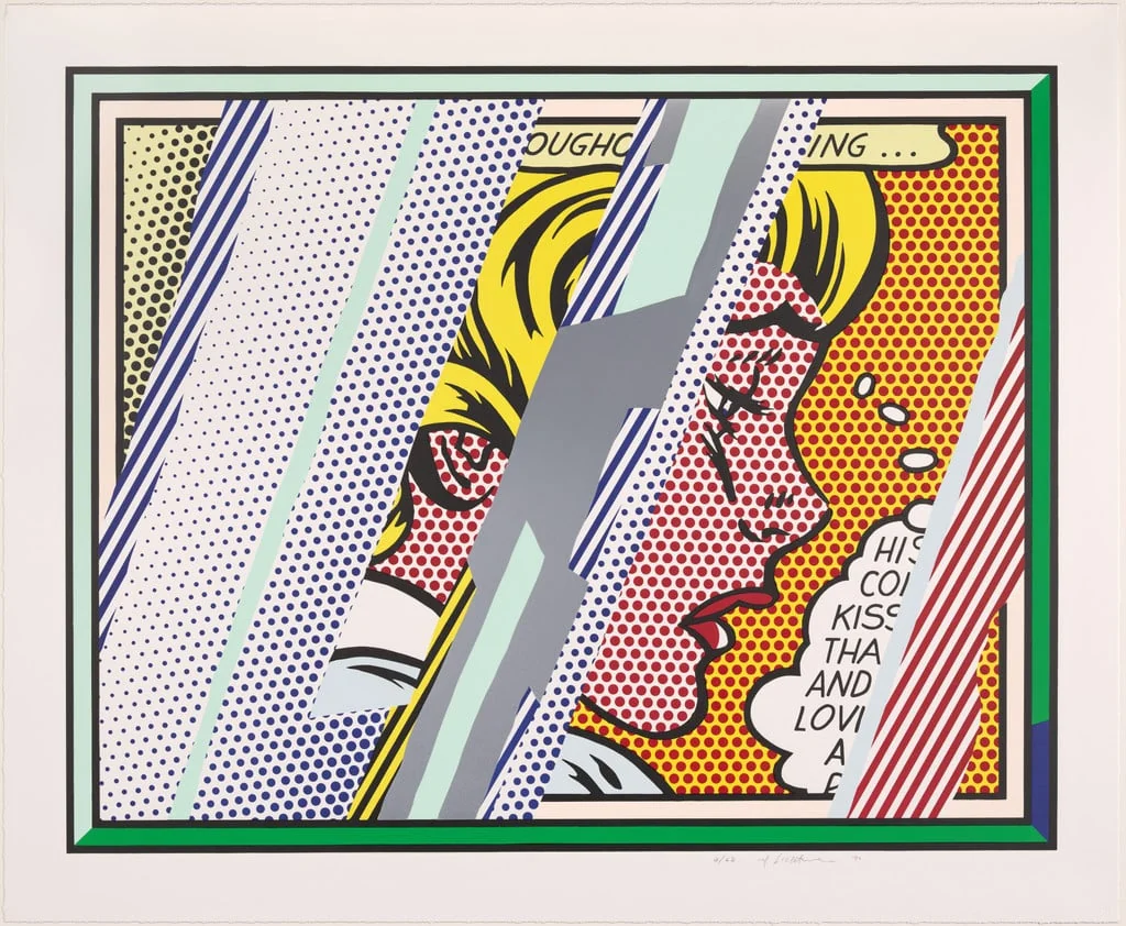 Untitled, by Roy Lichtenstein, ink, 1990