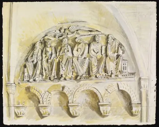 Tympanum, Abbey Porch, Malmesbury