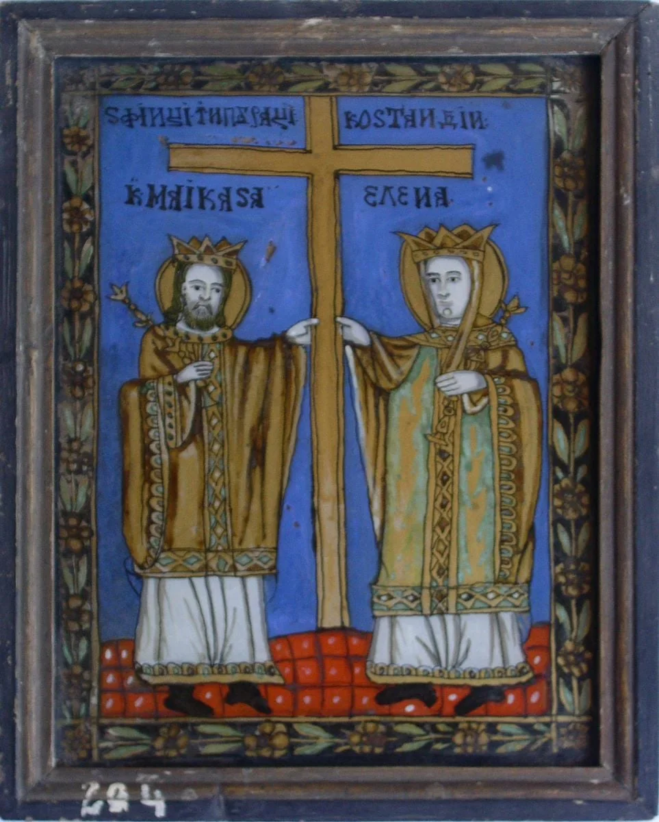 Sfinții împărați Constantin și Elena, by Ilie II Poienaru, unspecified