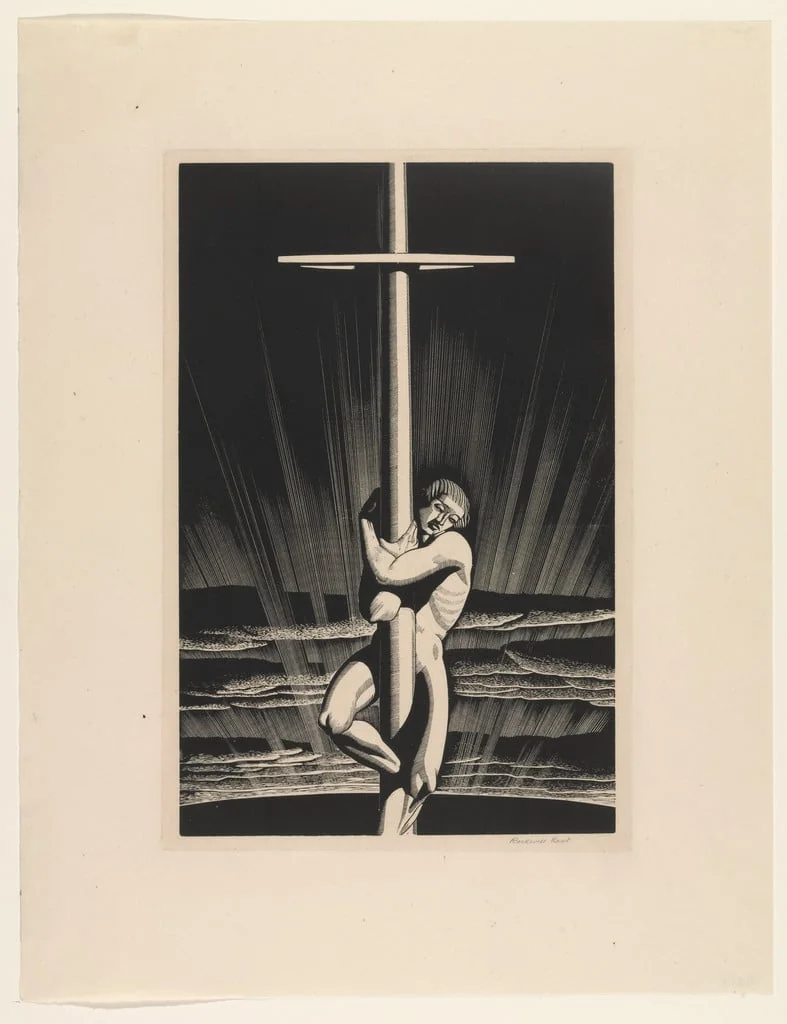 Untitled, by Rockwell Kent, ink, 1931
