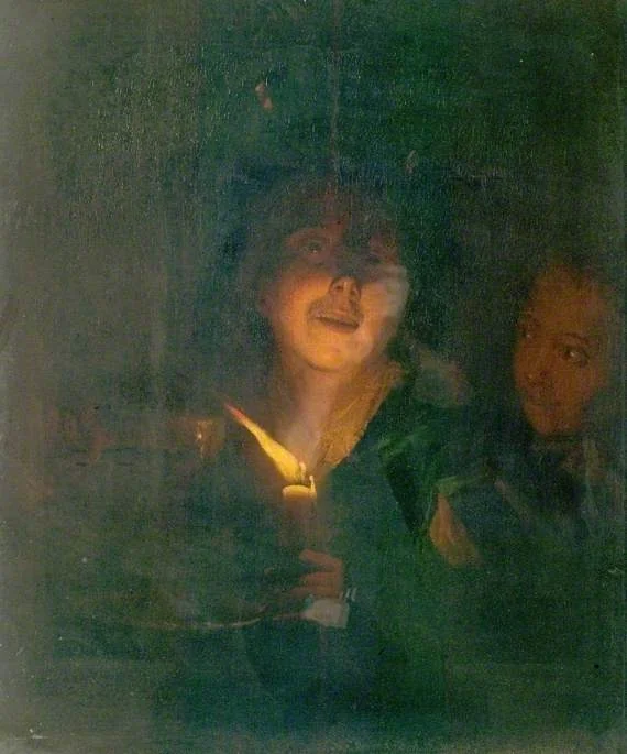 Candlelight, by Unknown, oil
