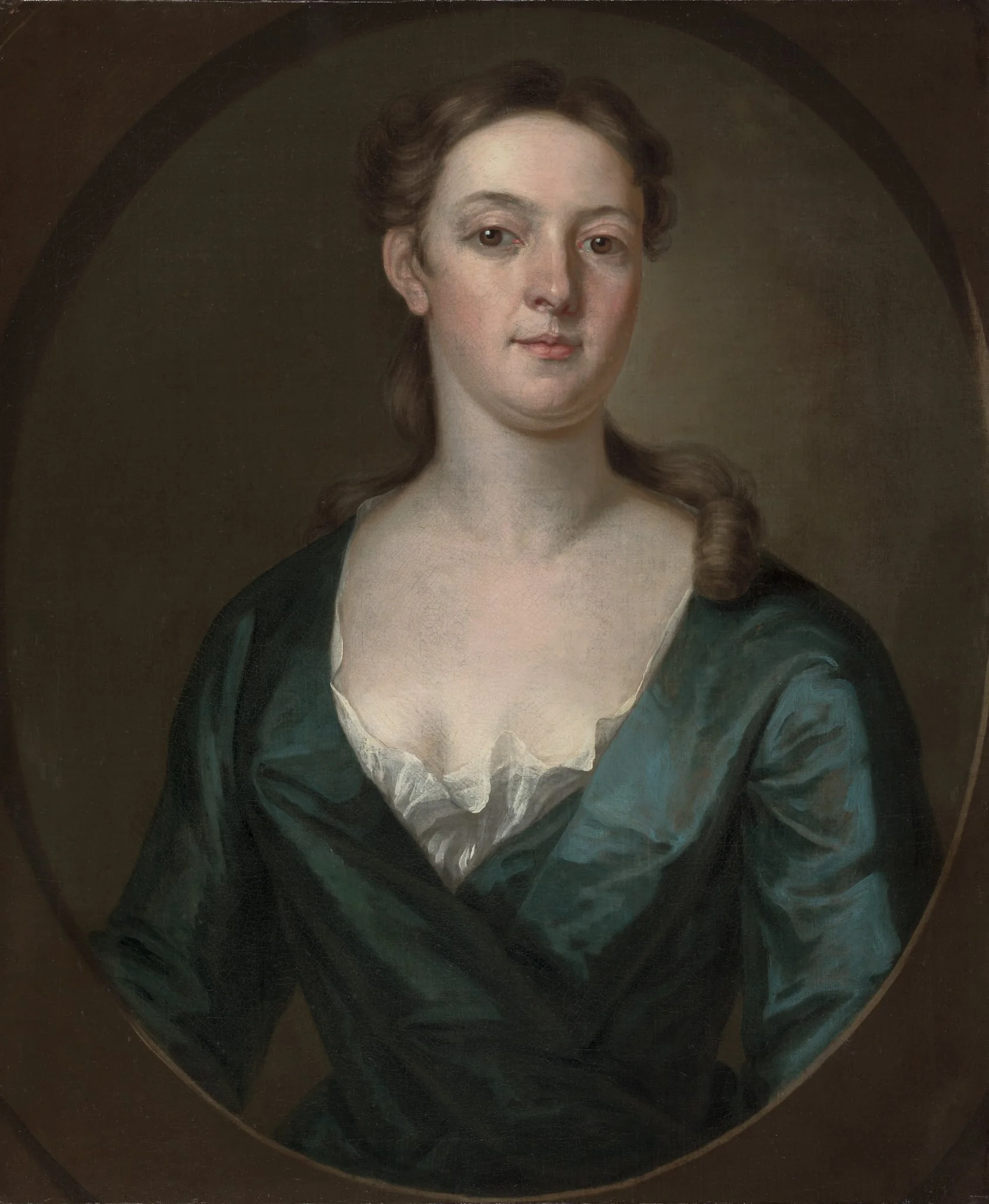 Portrait of a Woman (Judith Colman Bulfinch?), by John Smibert, unspecified, 1734