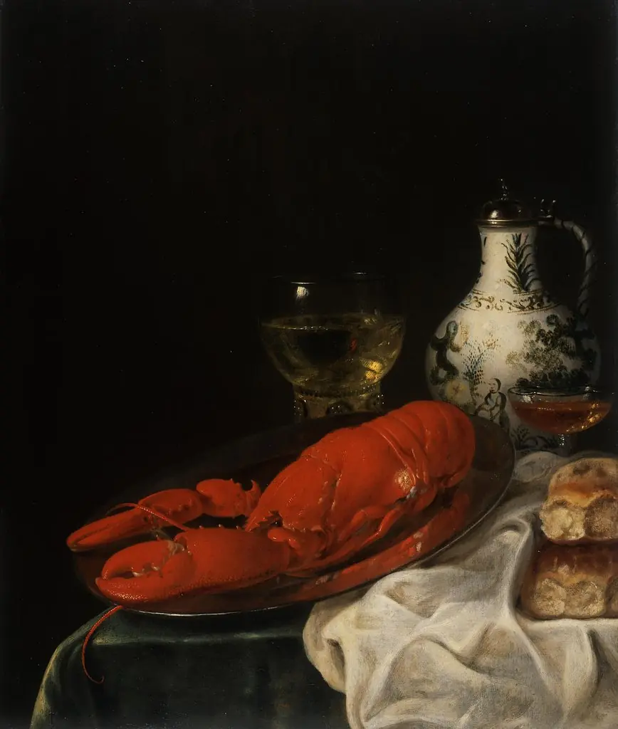 Still-ife with lobster