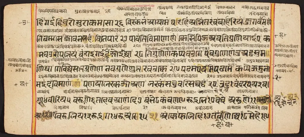 Tantric Manuscript "Sangrahani Sutra"