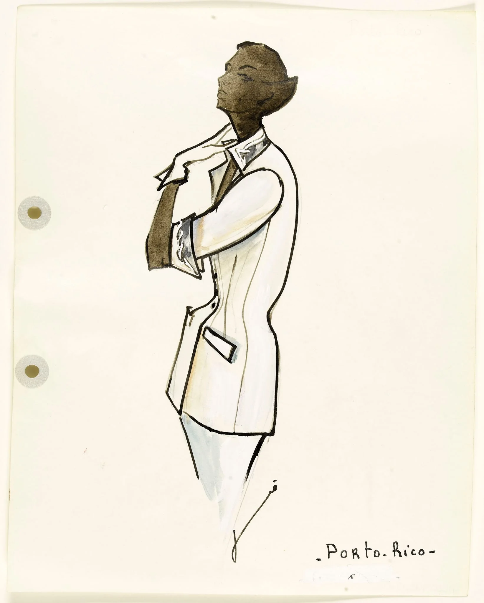 'Porto-Rico', by Marie-Louise Carven, 1951