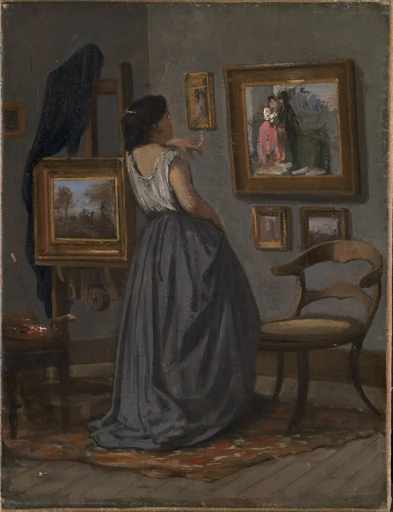 A Lady in the Studio