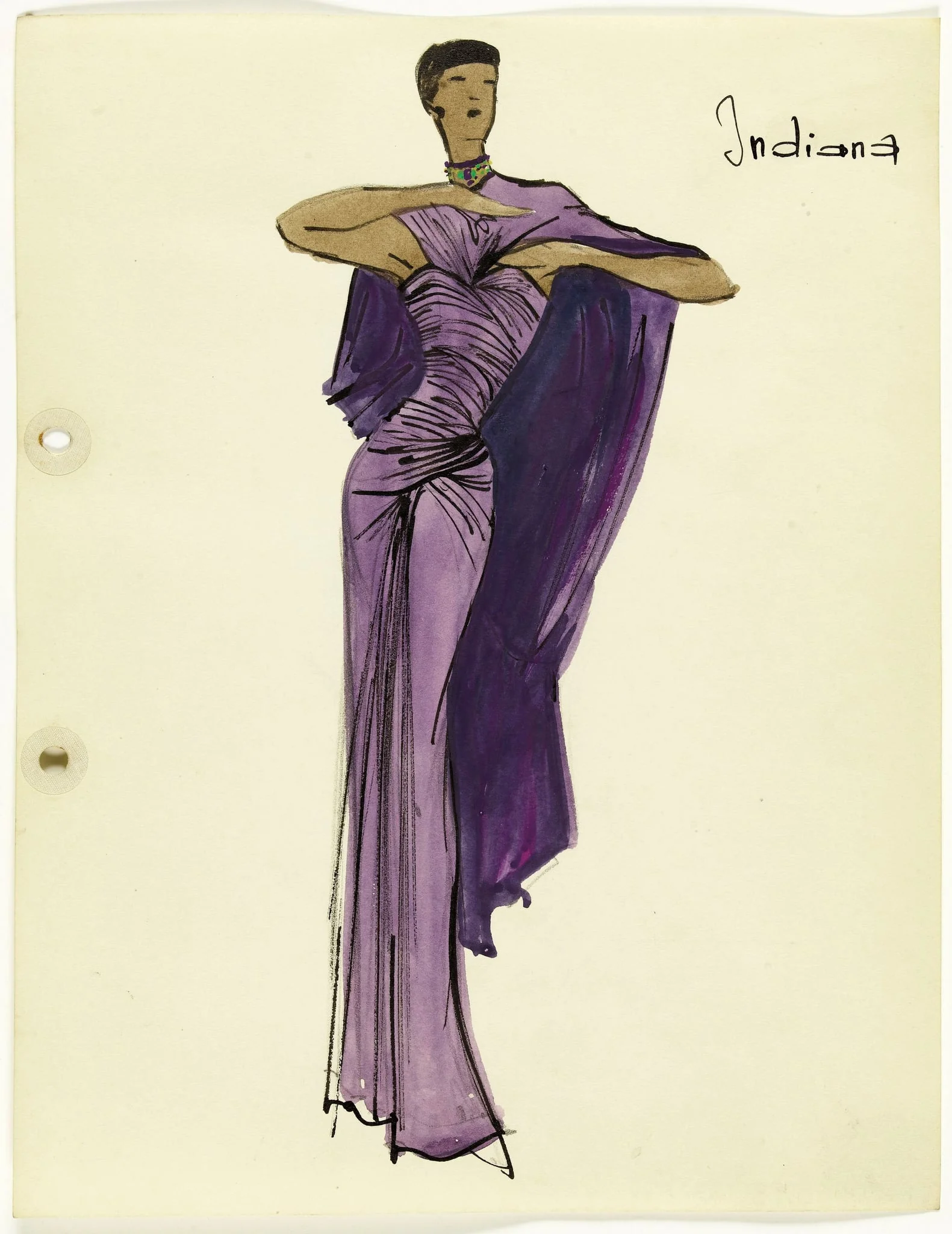 'Indiana', by Carven, 1951