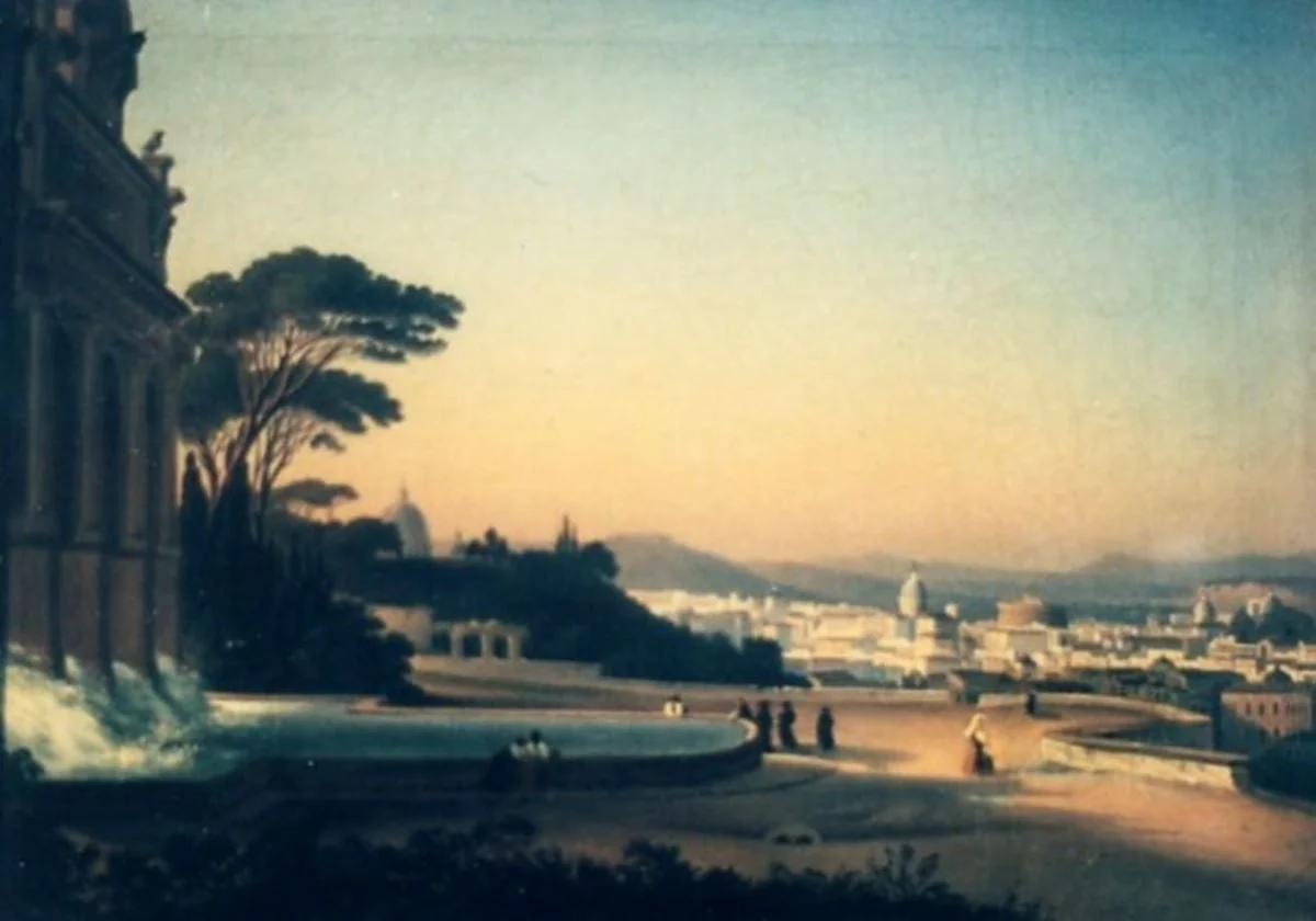 Pe Gianicolo, by Gheorghe Tattarescu, unspecified