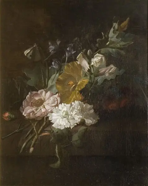 A spray of flowers