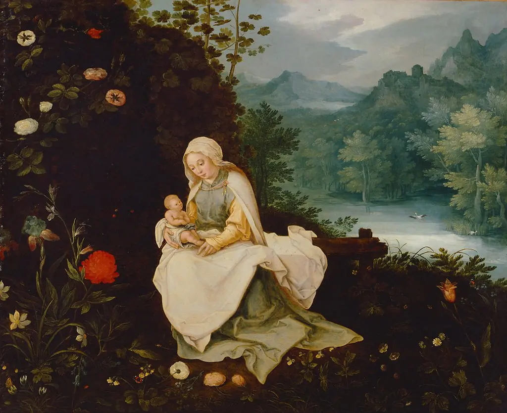 The Virgin and Child in a Landscape