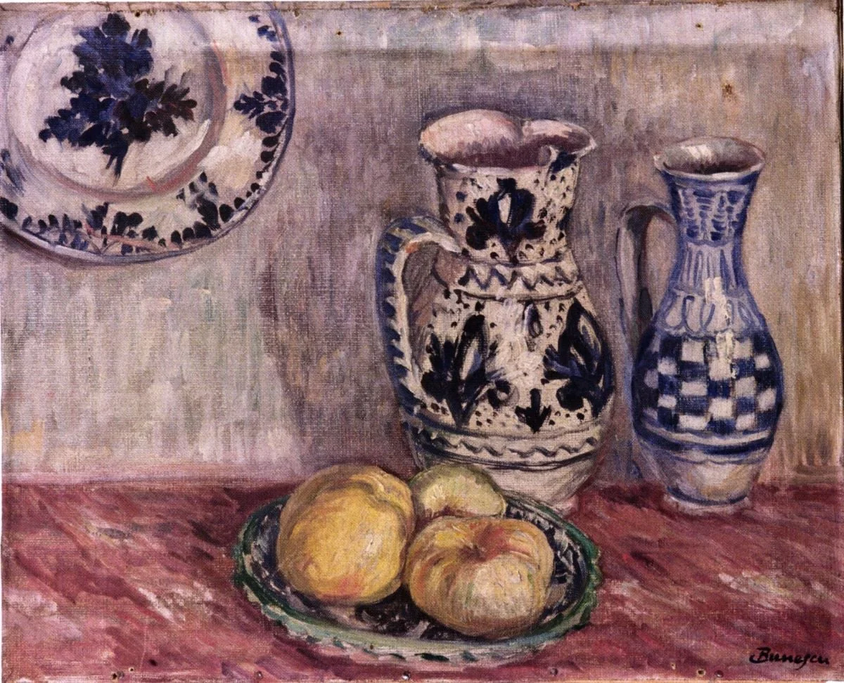 Natură statică cu mere, by Marius Bunescu, unspecified