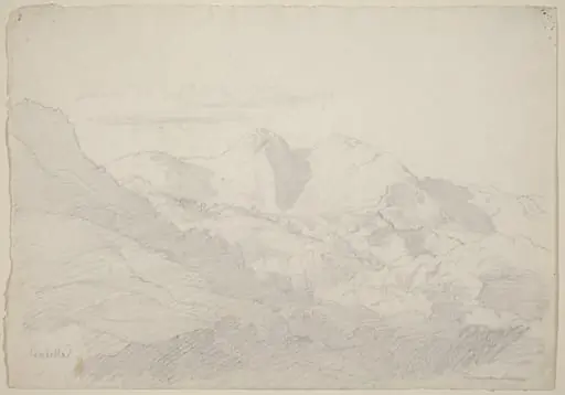The Sabine Hills and Rocca Santo Stefano Seen from Civitella