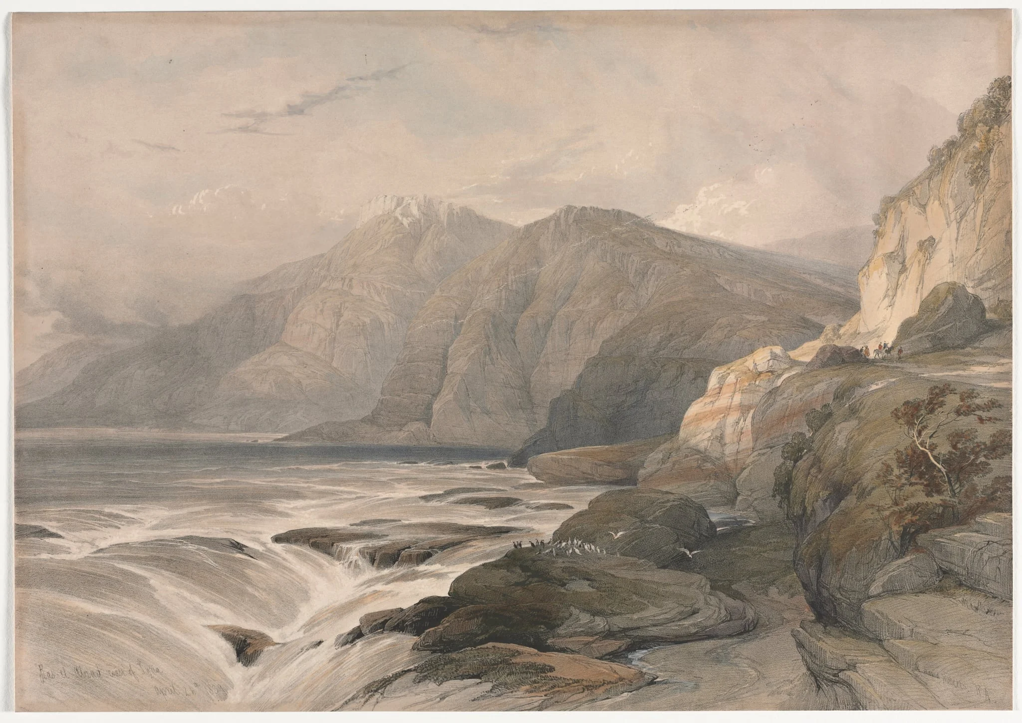 Coast of Syria, by David Roberts, 1839