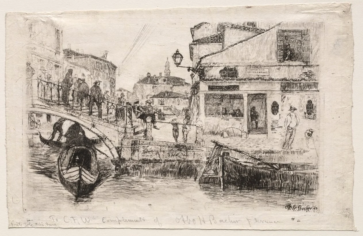 Ponte Tolentine, by Otto Henry Bacher, 1880
