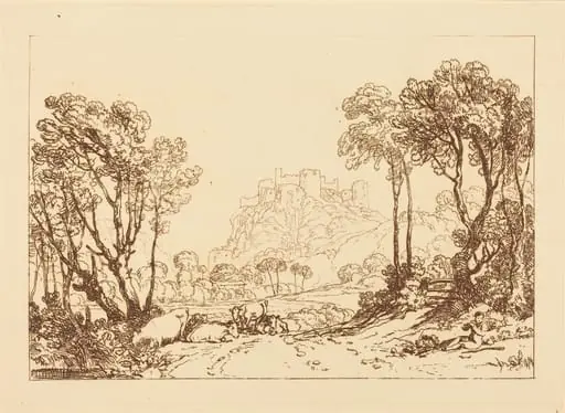The Castle Above the Meadows