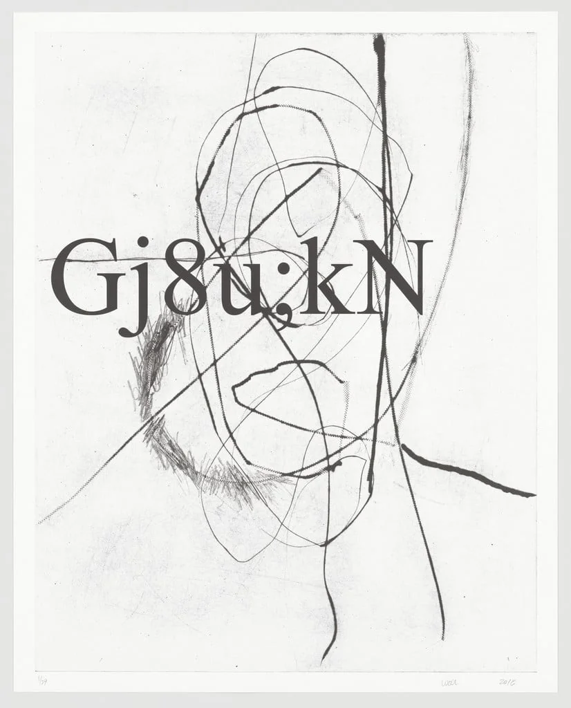Untitled, by Christopher Wool, ink, 2016