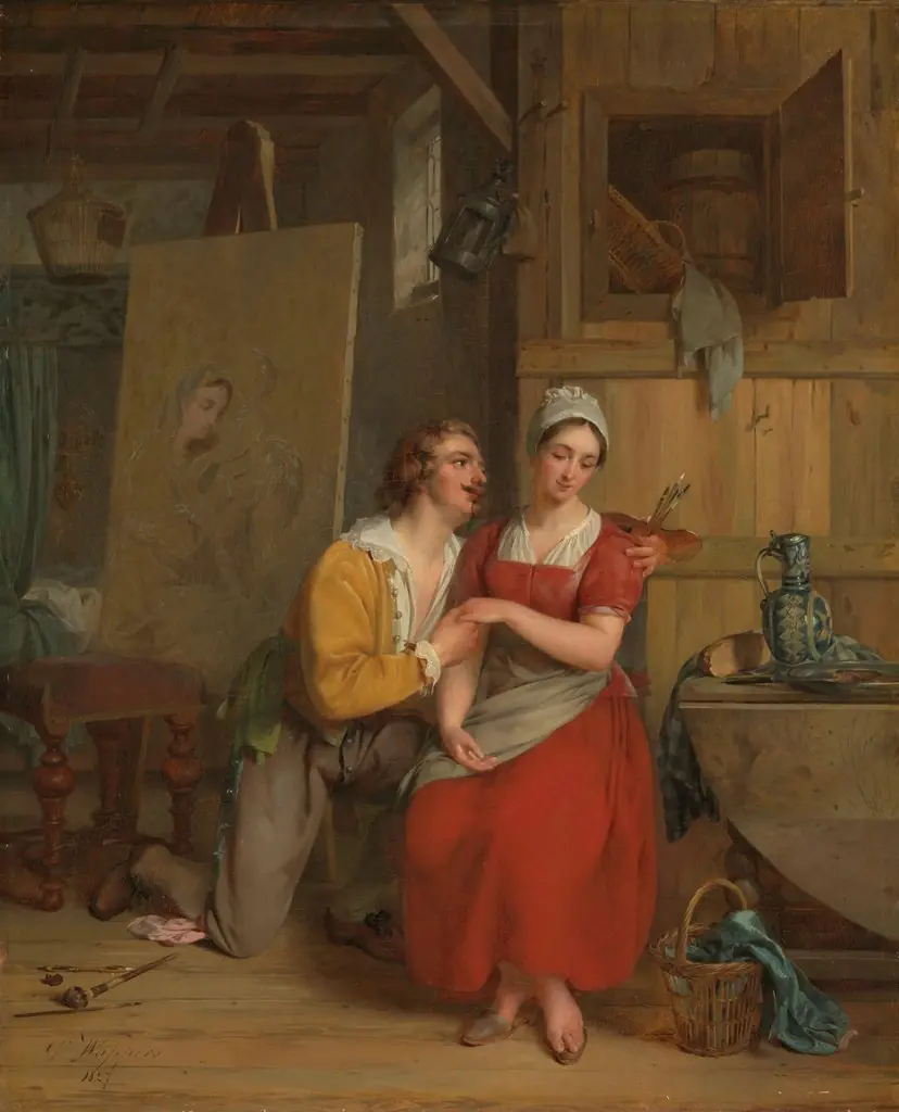 Anthony van Dyck in Love with his Model