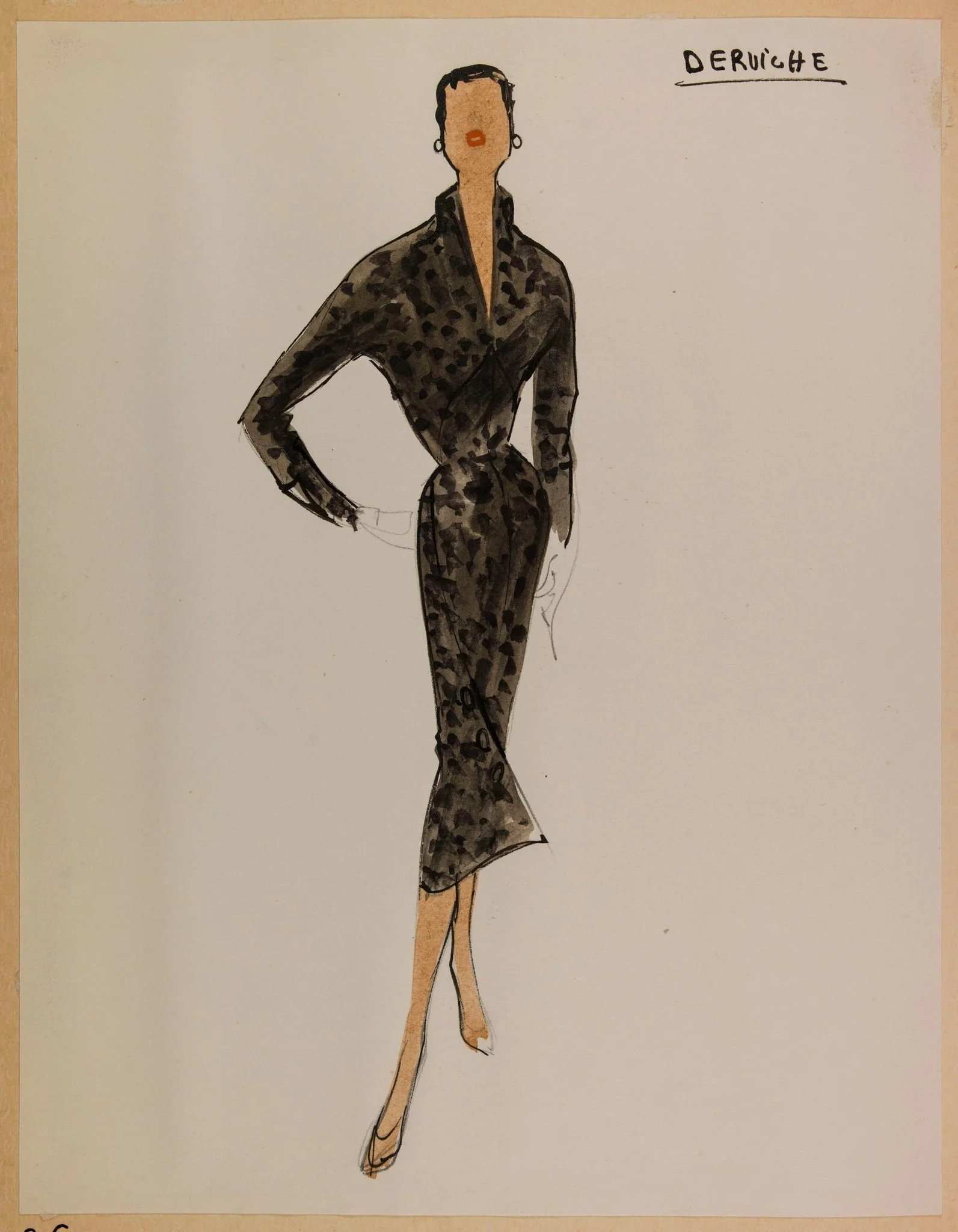 Derviche, by Carven, 1953