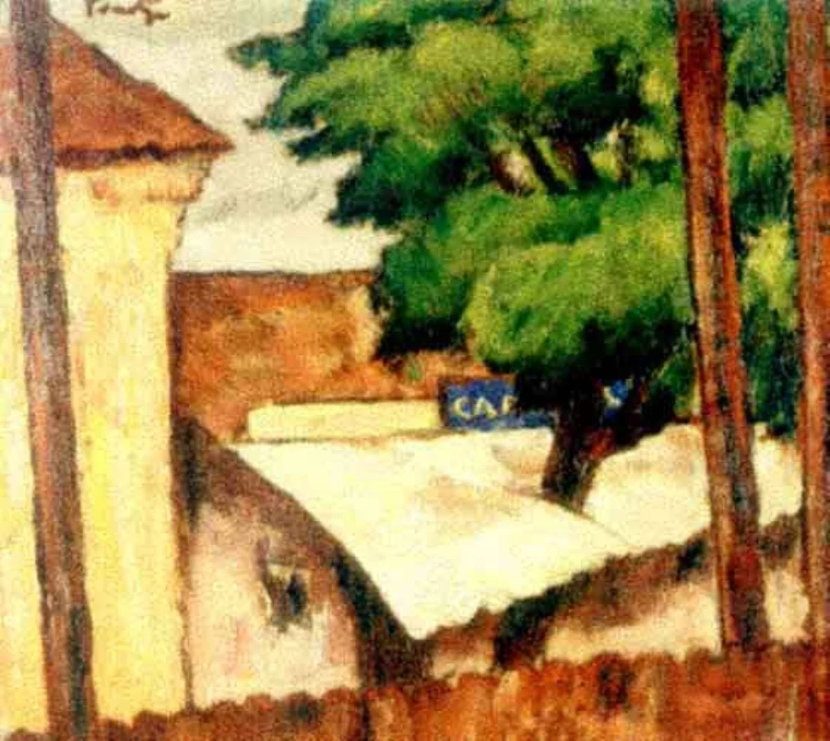 Cafeneaua mică - Balcic, by Nicolae Tonitza, unspecified, 1923