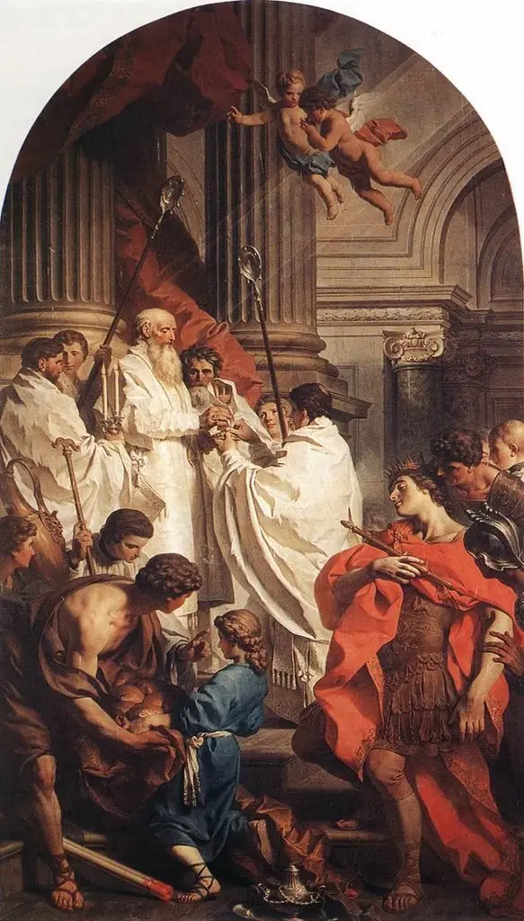 Emperor Valens before Bishop Basil (The Mass of St Basil)