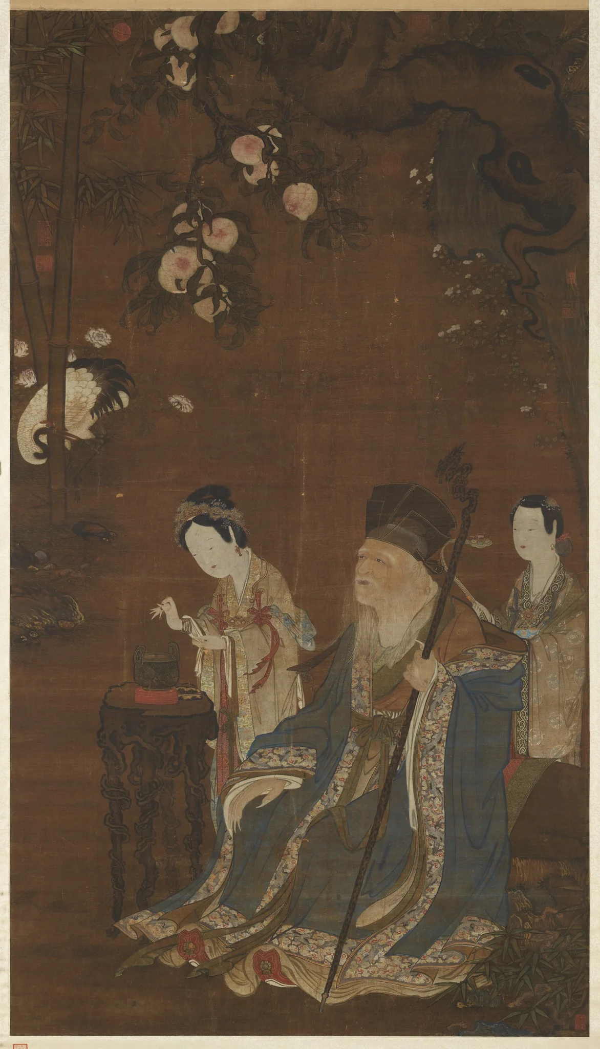 The Immortal Chang Kuo-lao at Repose, by Unknown, unspecified