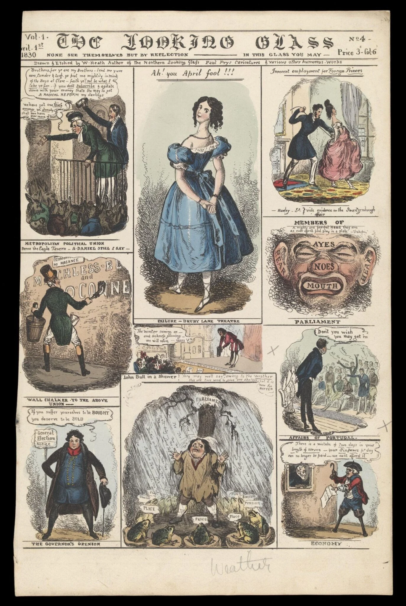 H Beard Print Collection, by William Heath, 1