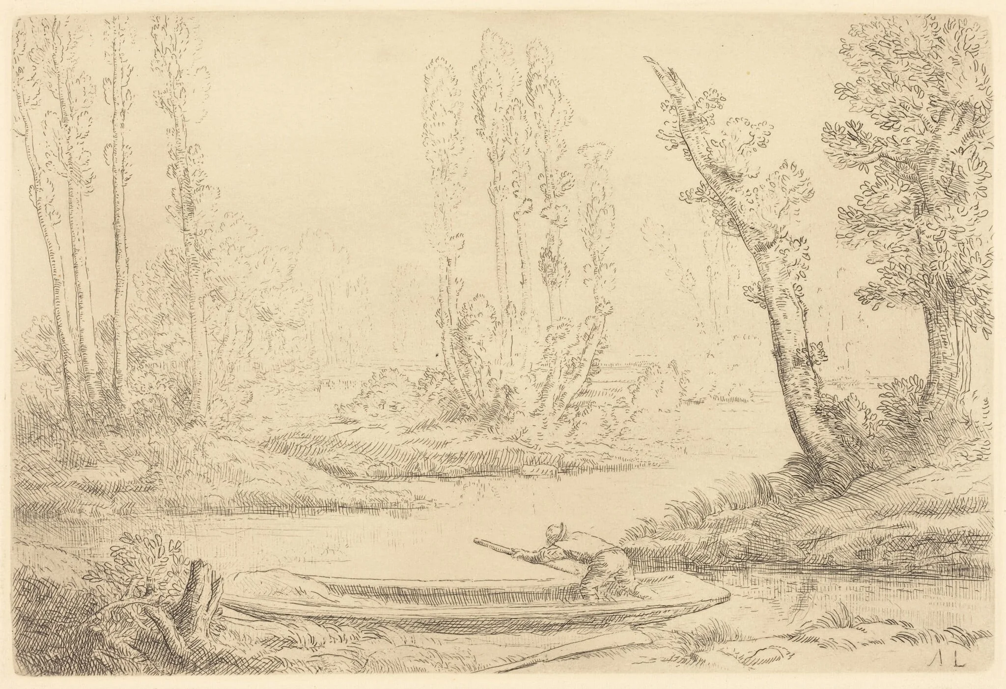 Banks of the Somme near Amiens (Bord de la Somme pres d'Amiens)