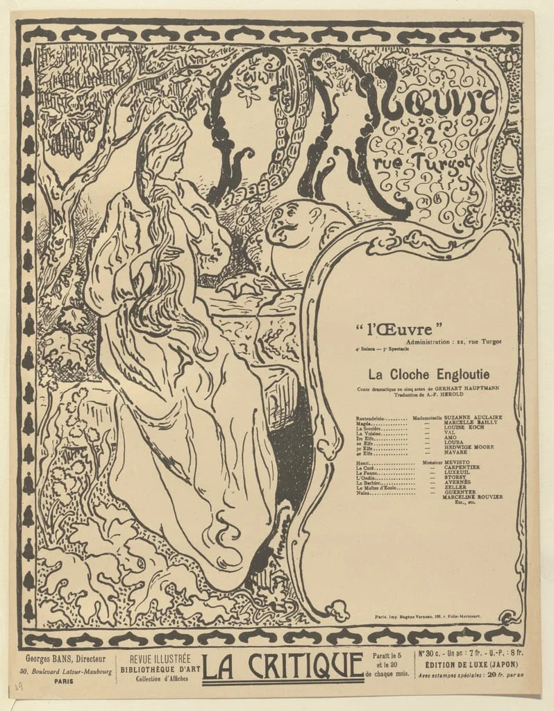 Untitled, by Paul Ranson, ink, 1897