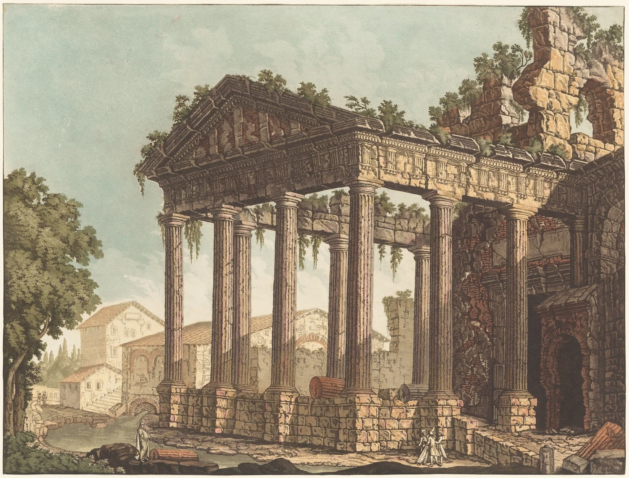 The Temple of Hercules at Cori