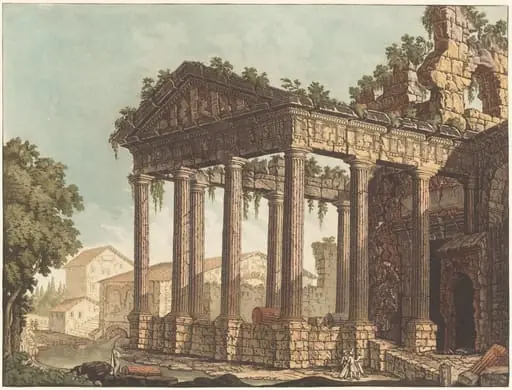 The Temple of Hercules at Cori