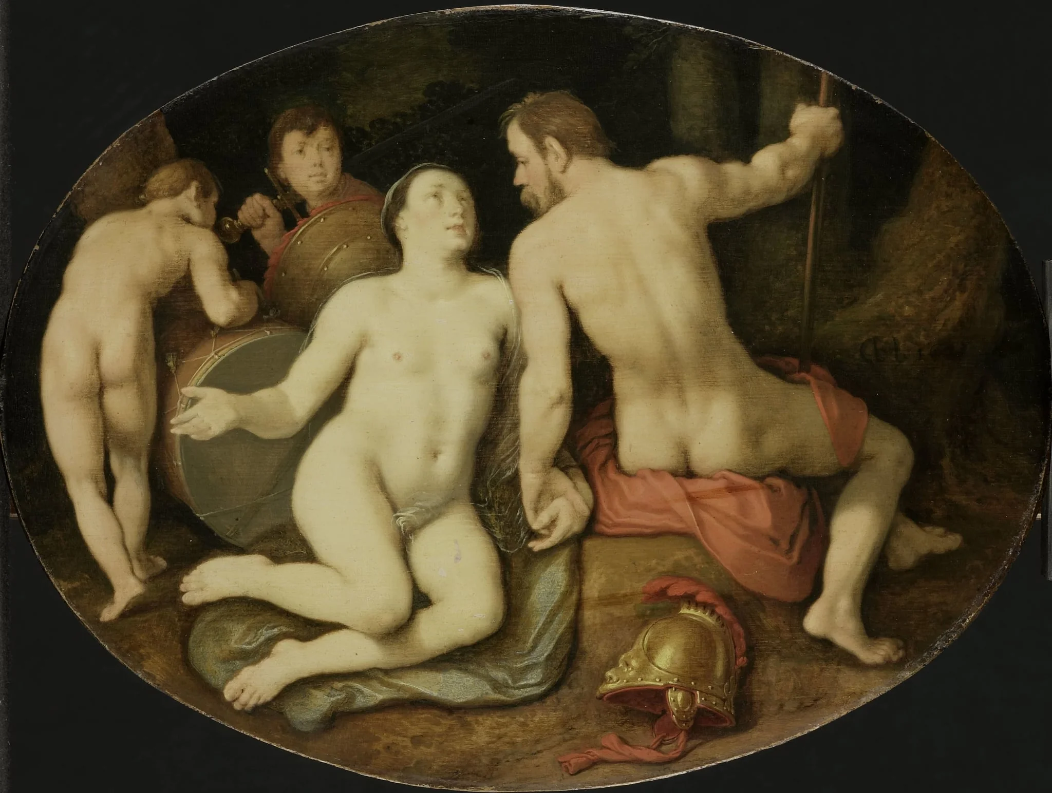 Venus and Mars, by Unknown, unspecified, 1628