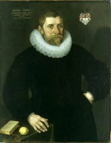 Ditmar Koel, by David Kindt, oil, 1606