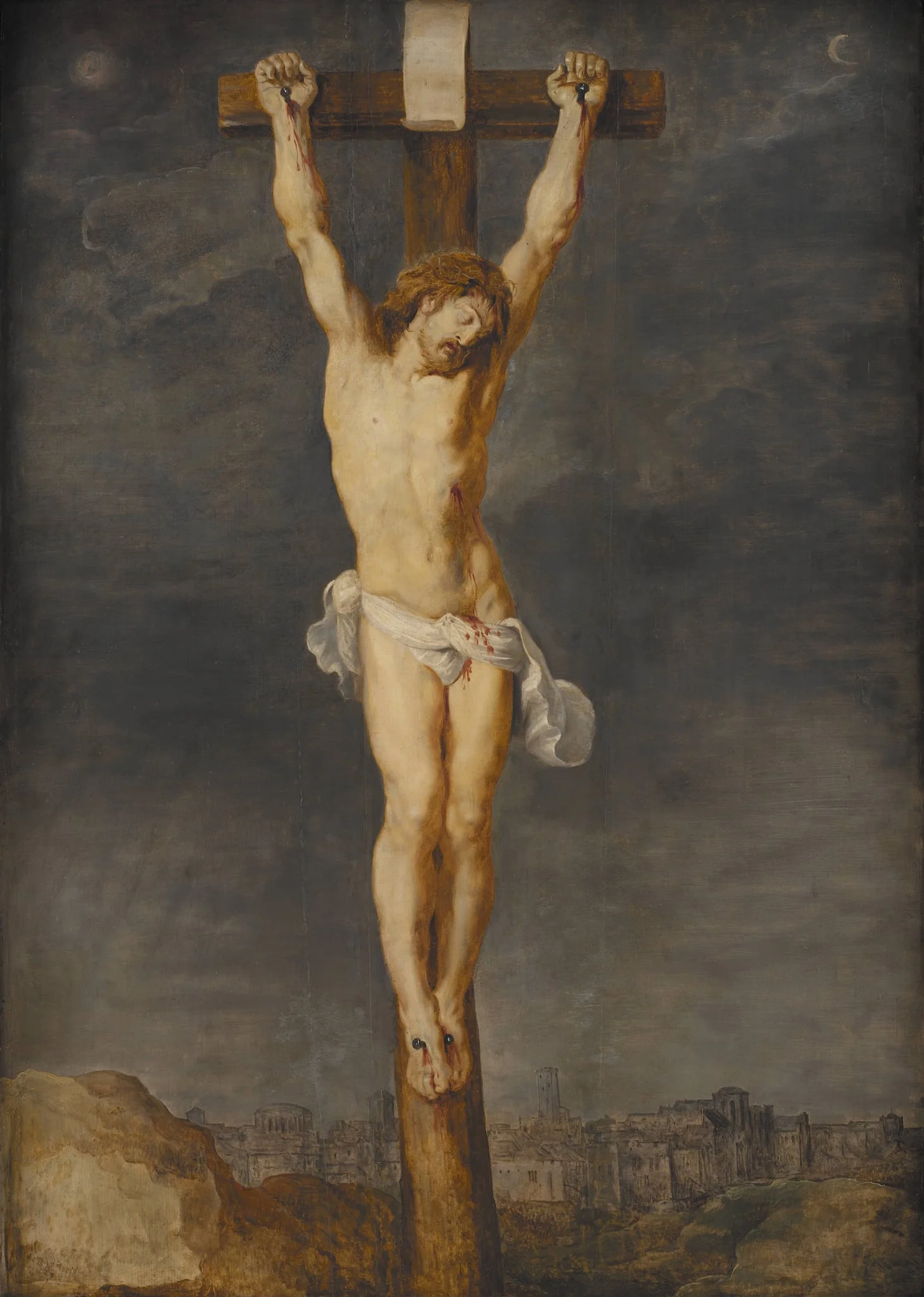 Christ on the Cross, by Unknown, 1550